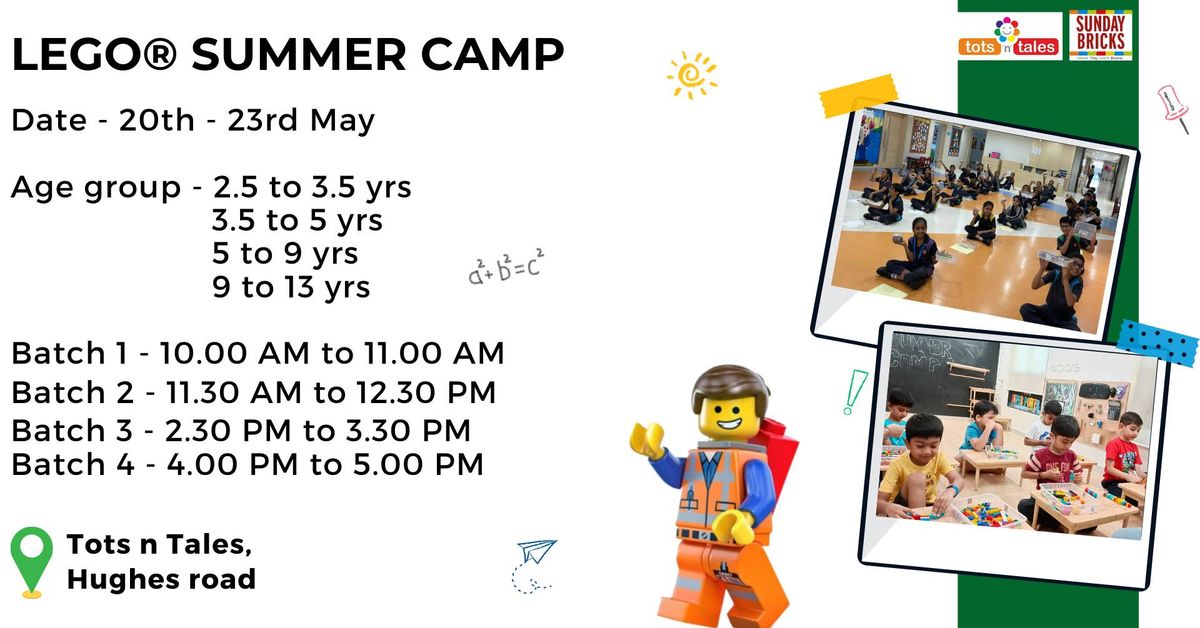 LEGO Summer Camp- Hughes Road