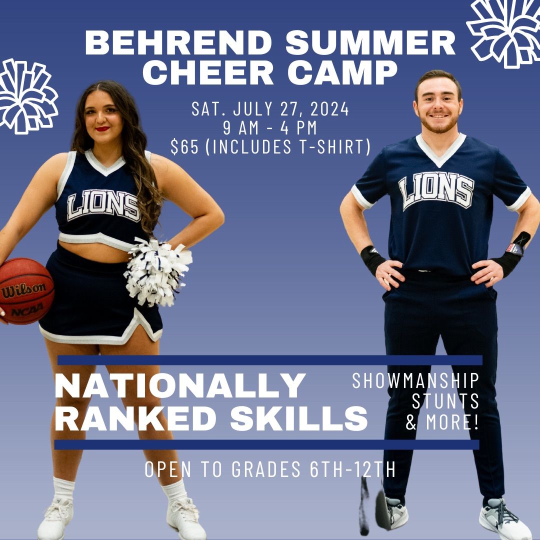 Penn State Behrend Summer Cheer Camp