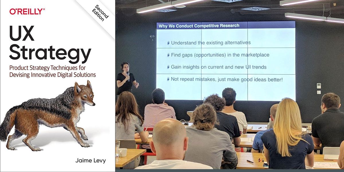 UX Strategy Workshop  in Copenhagen with the Author Jaime Levy on Nov. 17th