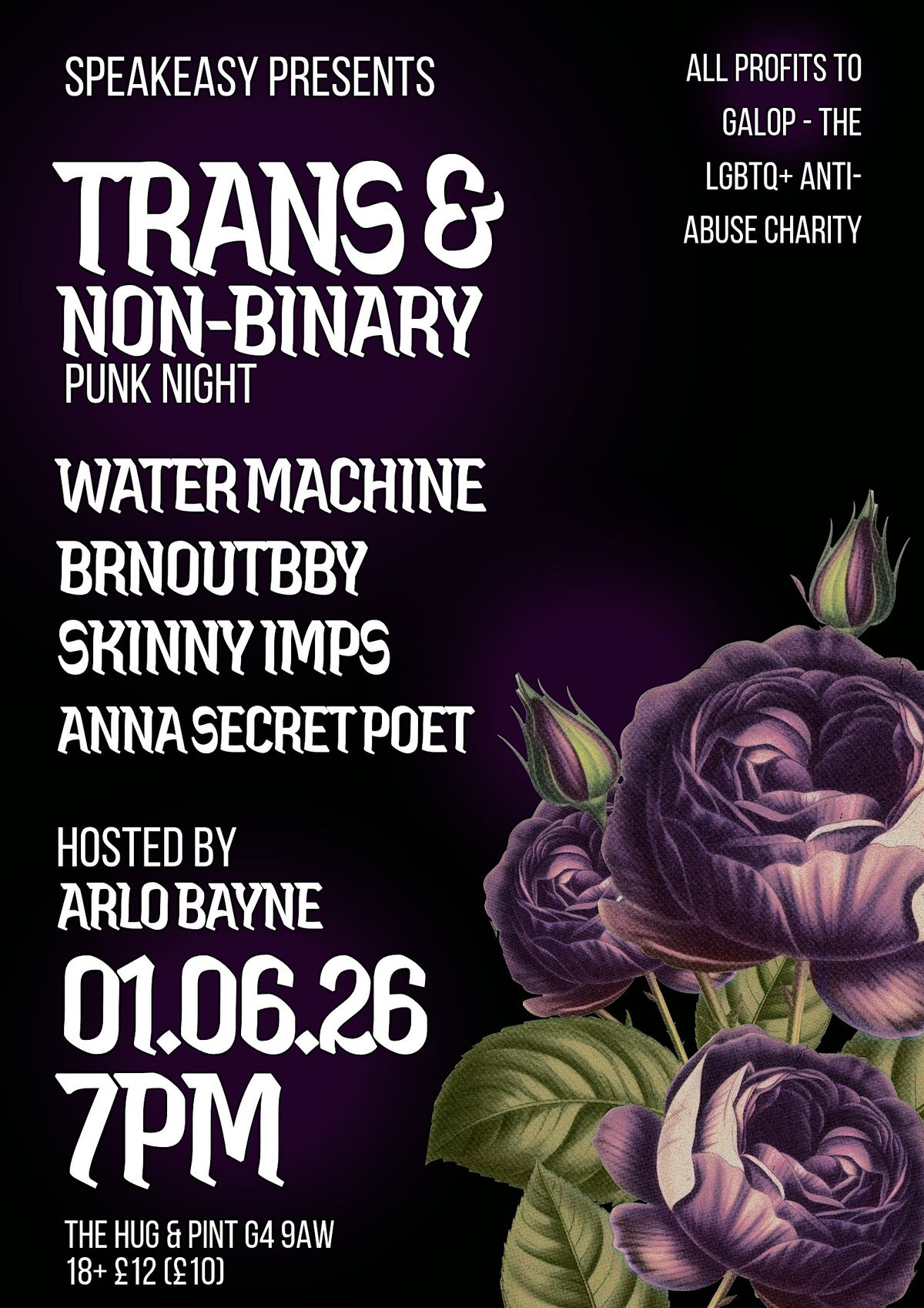 Trans & Non-Binary Punk Night