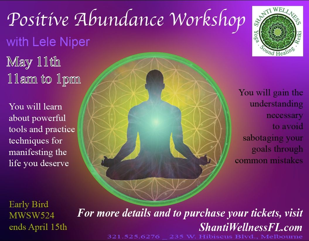 Positive Abundance Workshop 