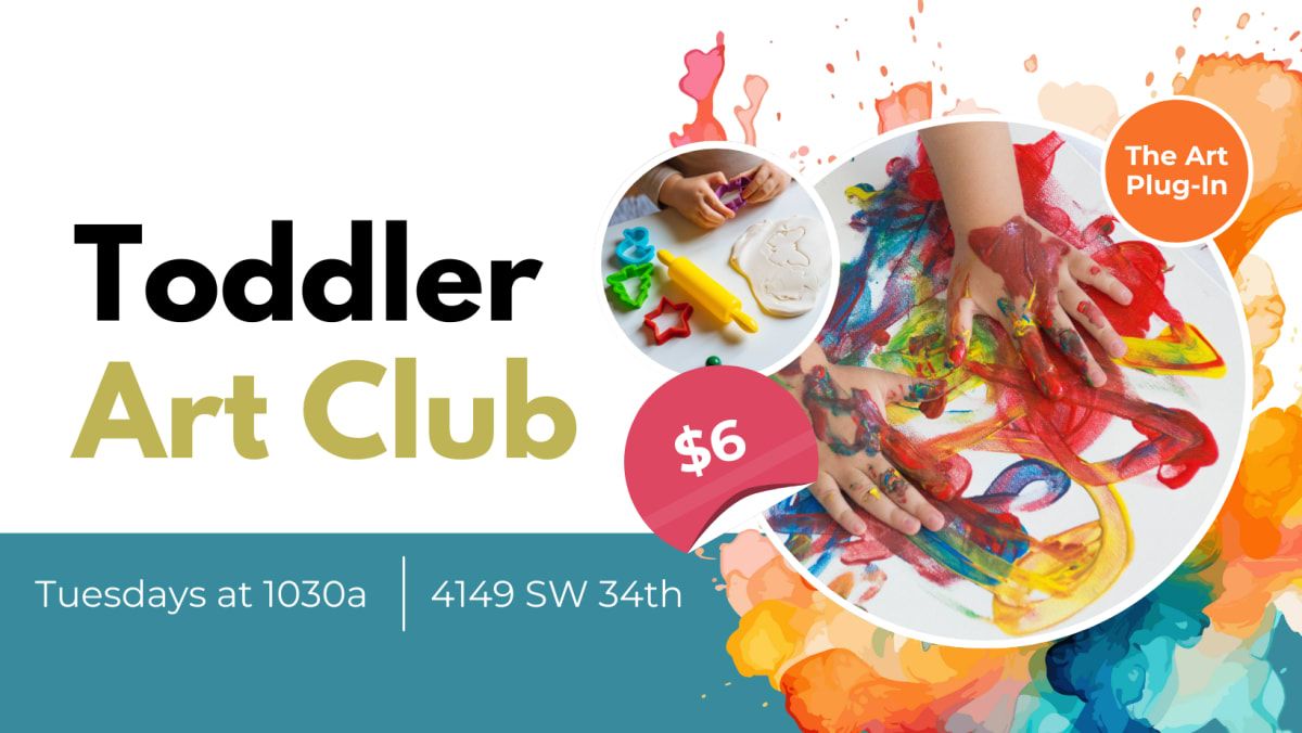 Toddler Art Club - Handprint Witches