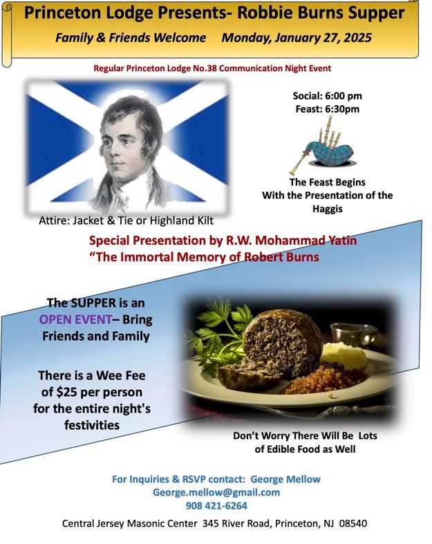 Robbie Burns Supper