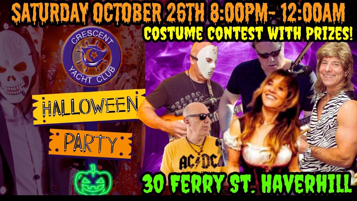  Haunted Halloween Costume Party with Joppa Flatts at The Crescent Yacht Club