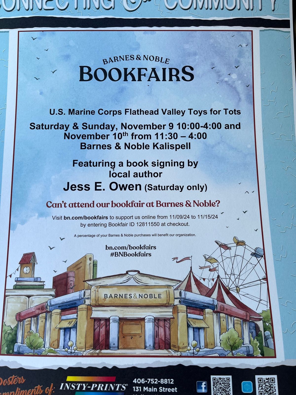 Barnes & Noble Book Fair for Toys For Tots