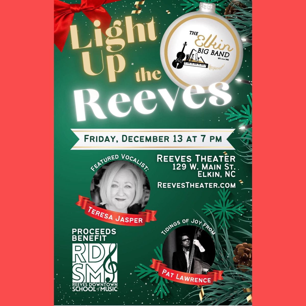 Light Up the Reeves with The Elkin Big Band