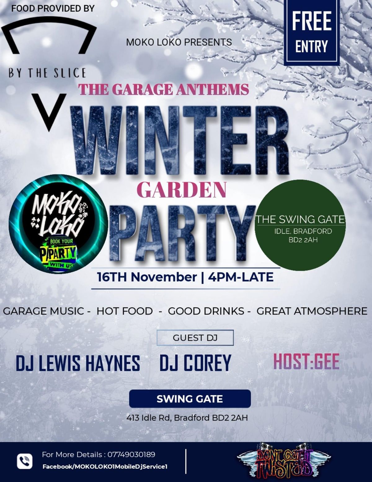 THE GARAGE ANTHEMS WINTER GARDEN PARTY 