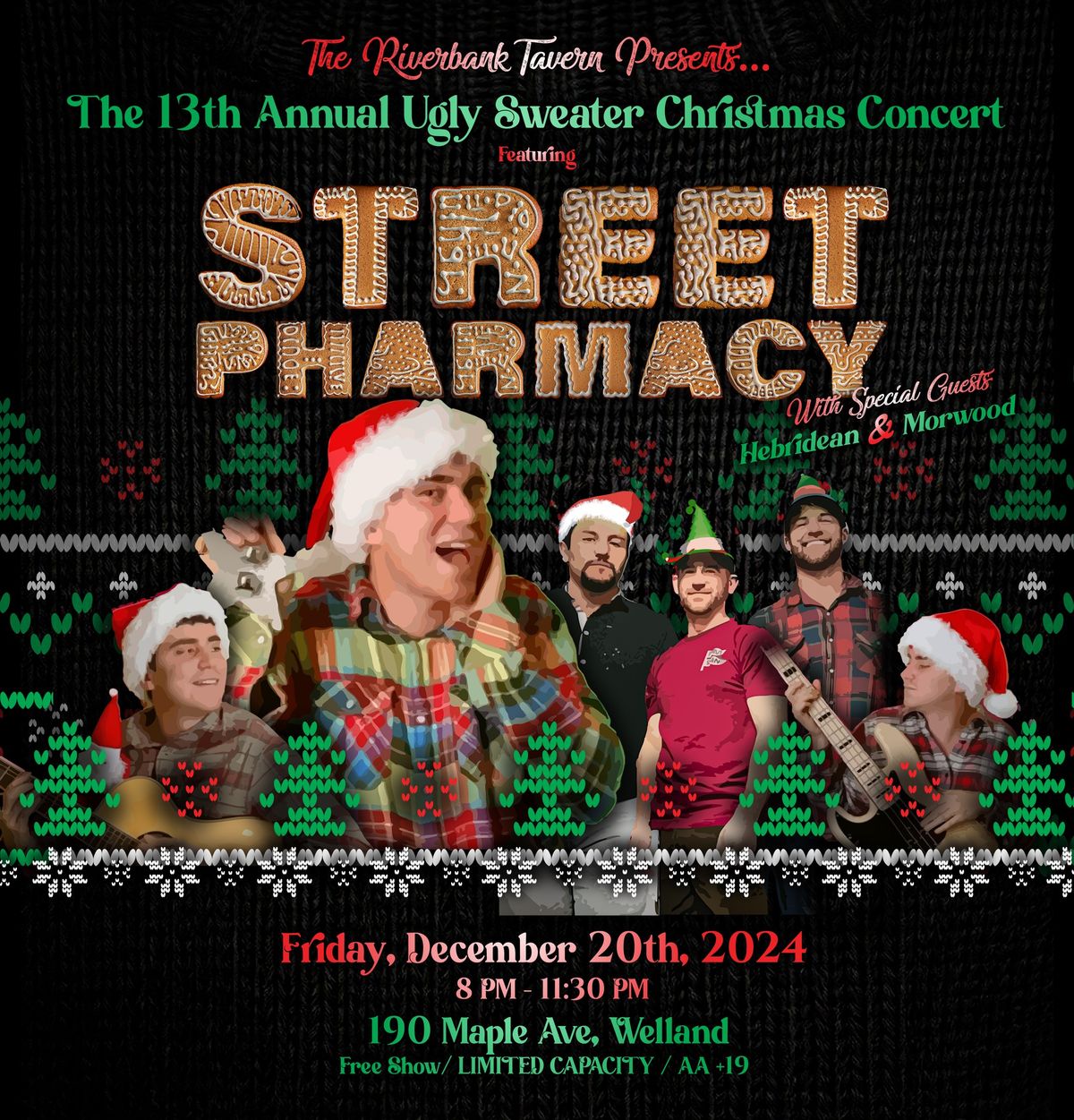 Street Pharmacy's Annual Ugly Christmas Sweater Concert