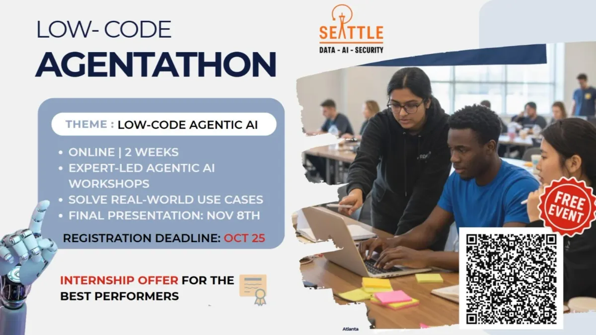 Low code Agentathon | 2 weeks - Online | FREE| Register by Oct 25