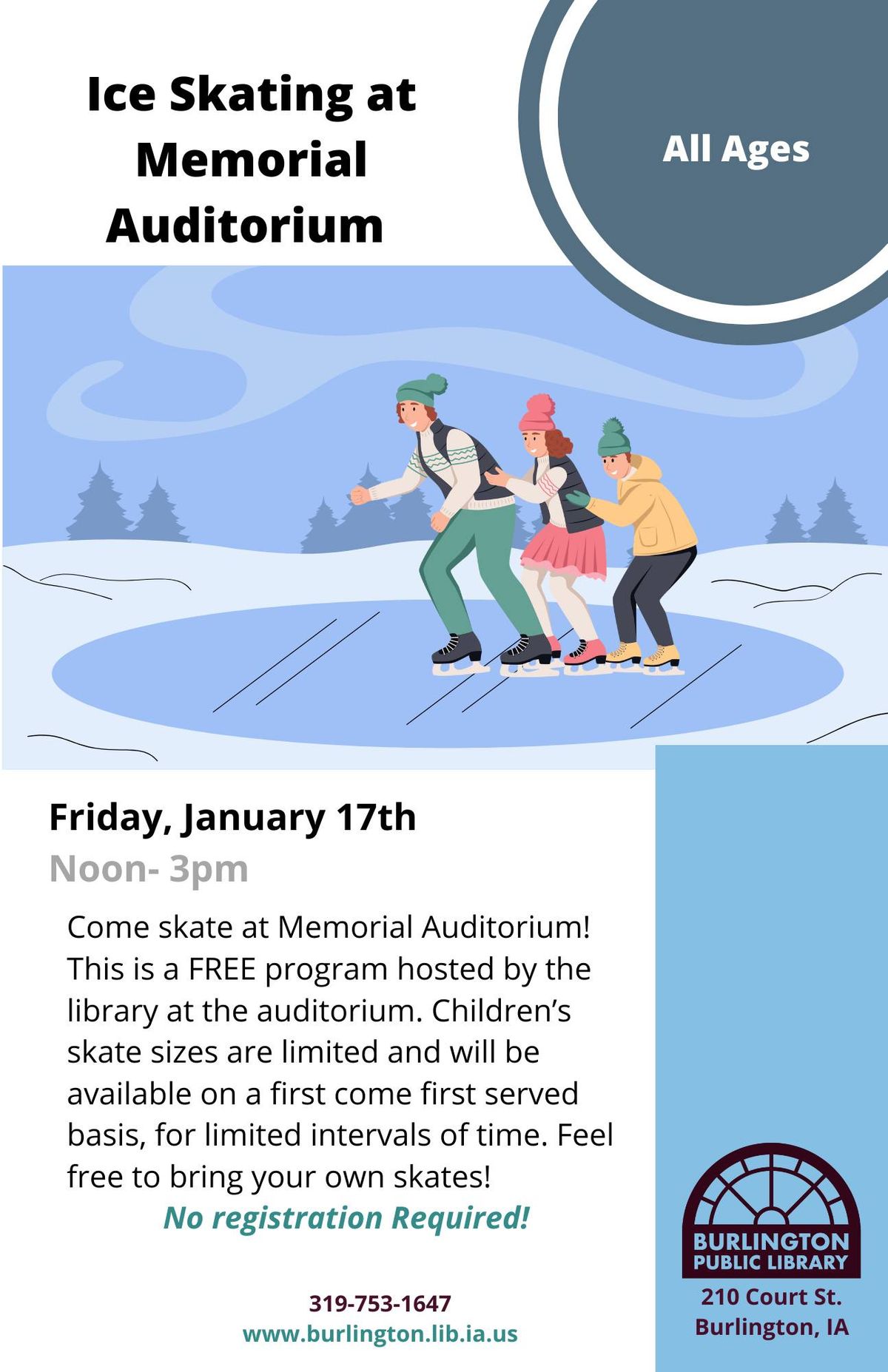 Open Skate at Memorial Auditorium 