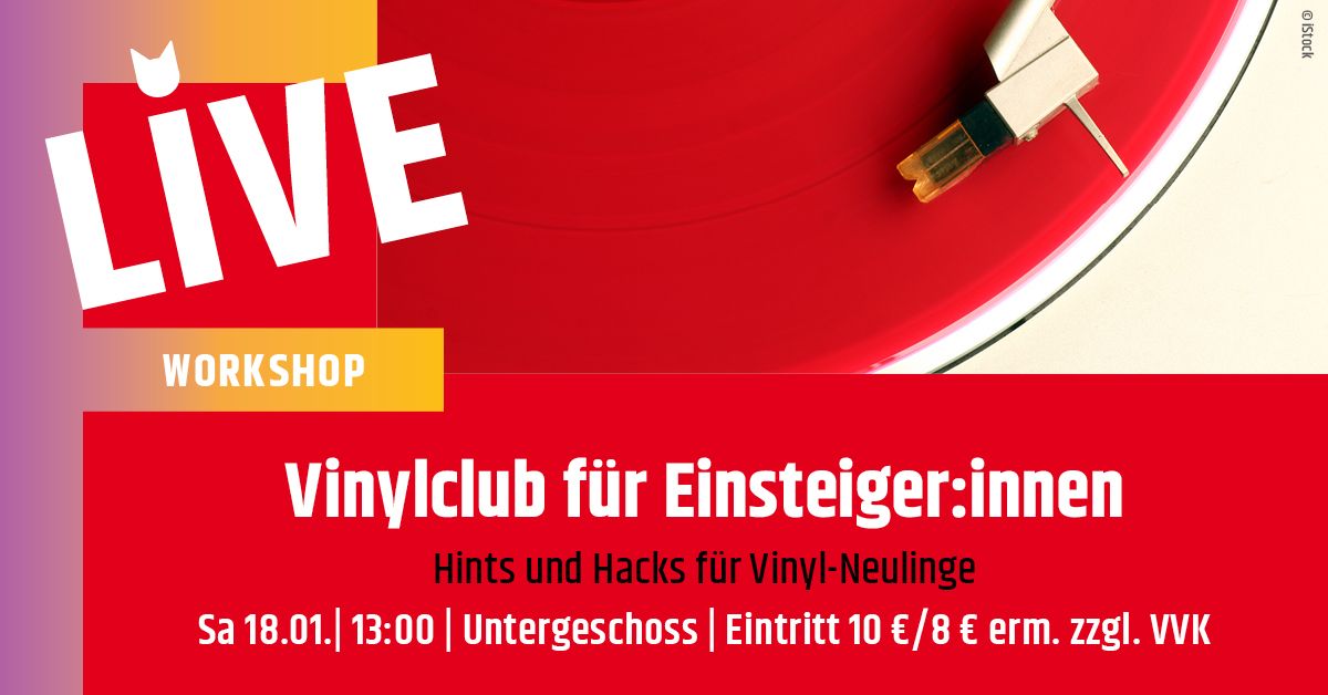 Vinylclub f\u00fcr Einsteiger:innen