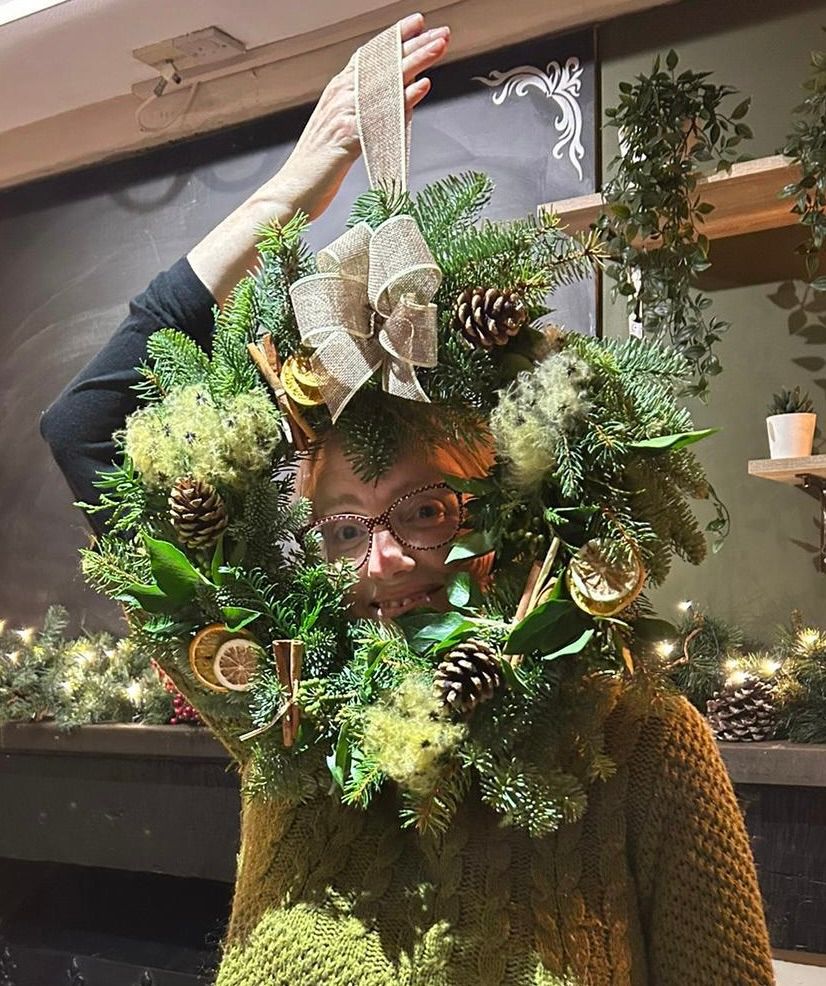 Christmas floral wreath making workshops