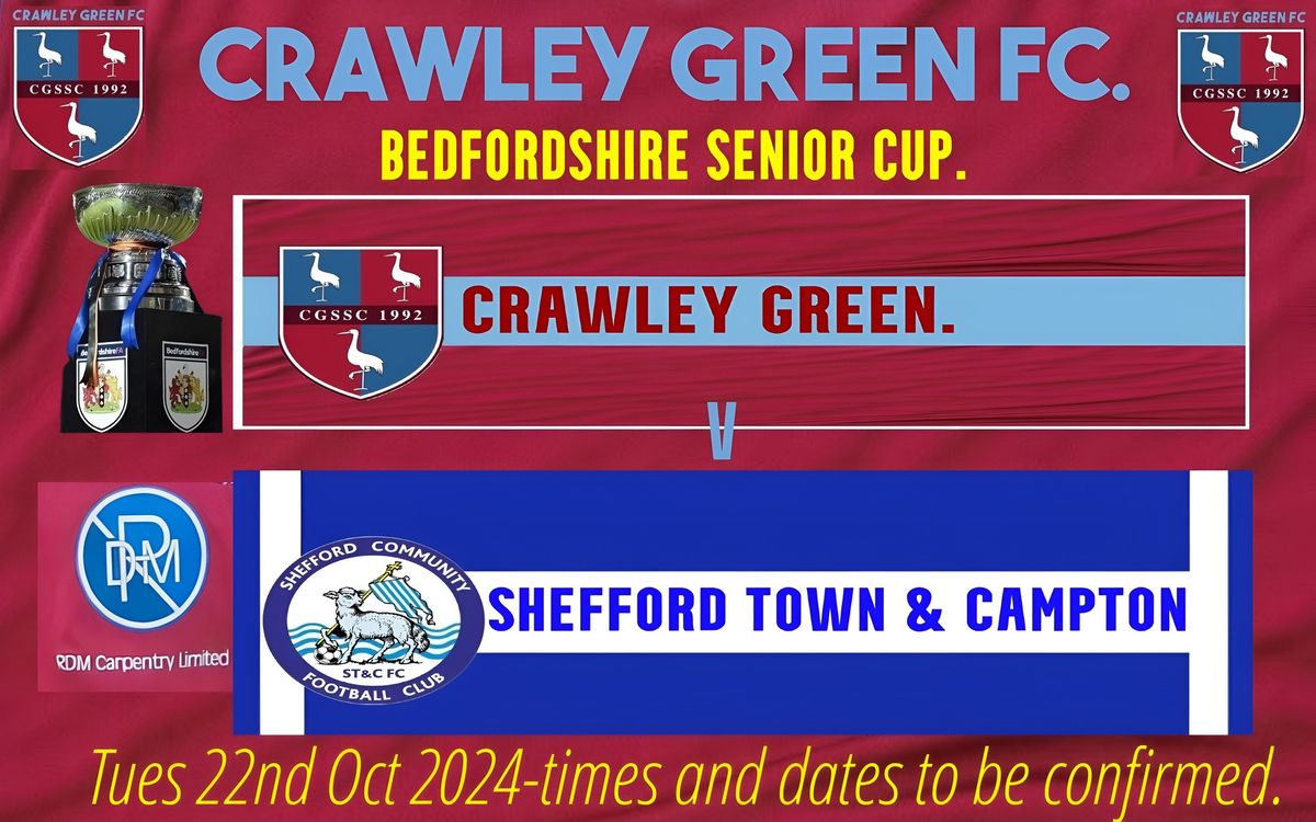 Crawley Green v Shefford Town & Campton-Beds Senior cup