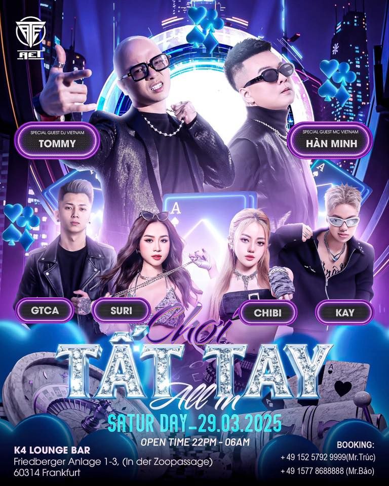 29.03.2025 CH\u01a0I T\u1ea4T TAY \u2014 ALL IN | DJ TOMMY & MC H\u00c0N MINH