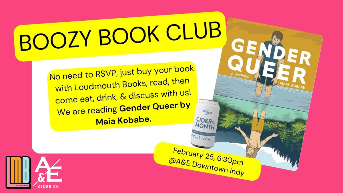 Boozy Book Club with Loudmouth Books - Indy Taproom