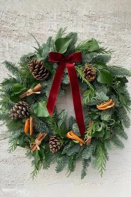 Christmas Wreath Making workshop \u00a355 