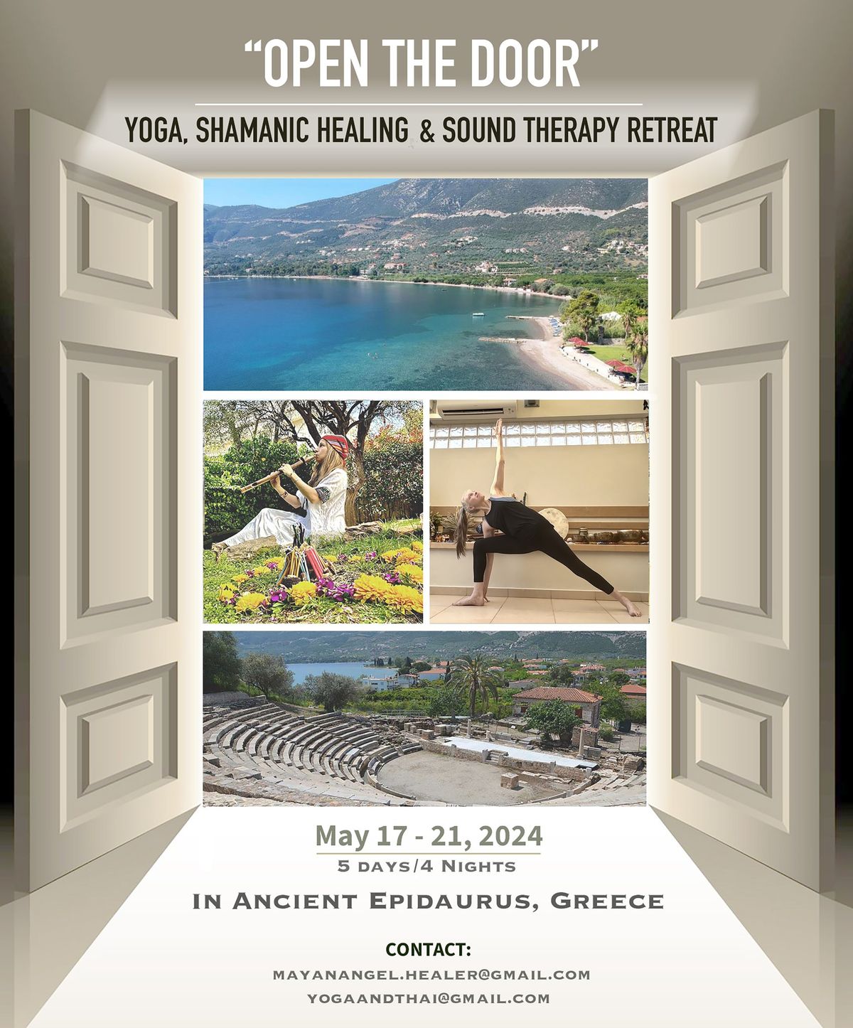 OPEN THE DOOR: Yoga, Shamanic Healing, and Sound Therapy Retreat
