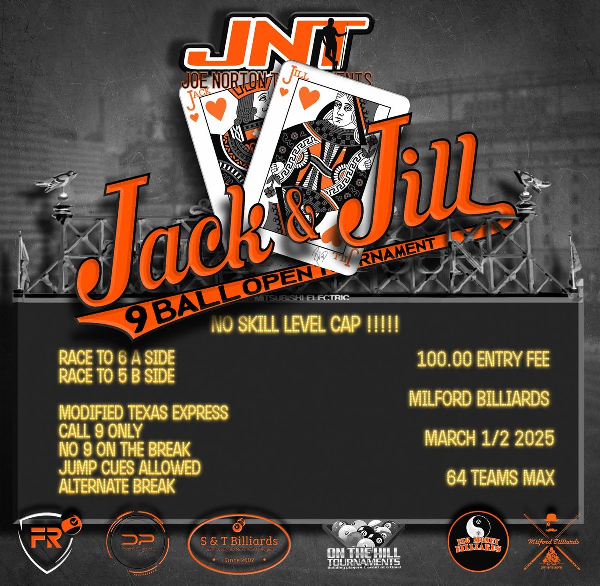 JNT JACK & JILL 9 BALL OPEN 