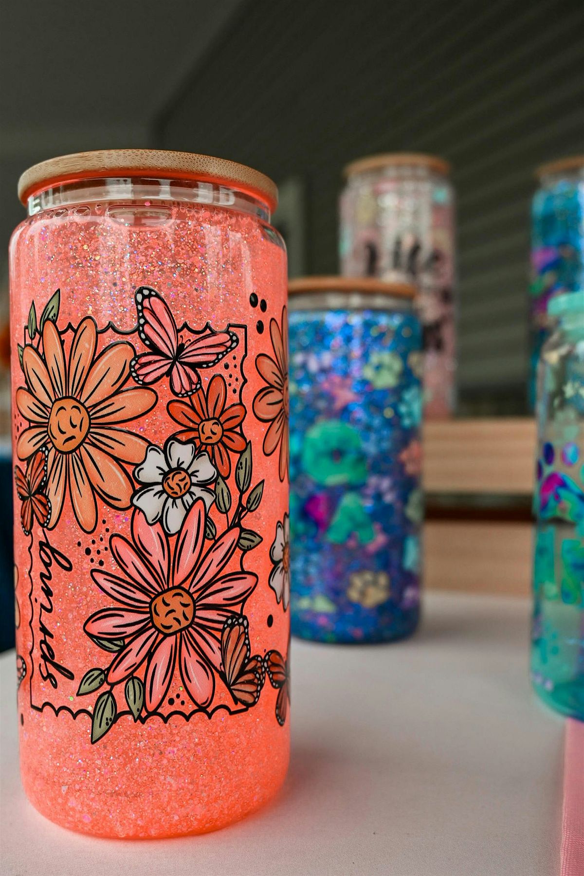 Build Your Own Snowglobe Glass Can