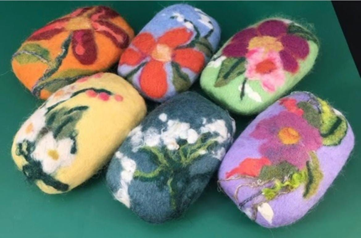 Parent & Child Wet felted Soaps Workshop