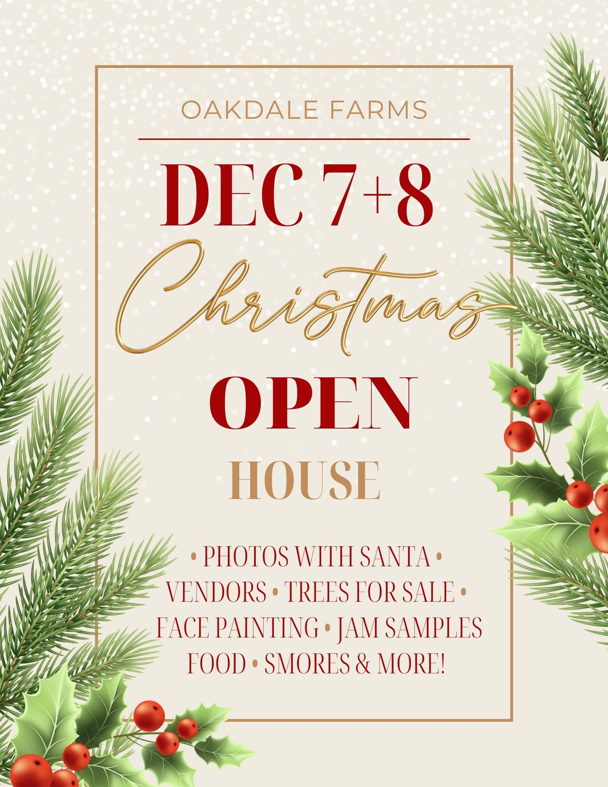 Oakdale Farms Christmas Open House