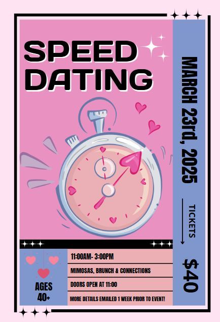 Speed Dating for 40+ Singles!