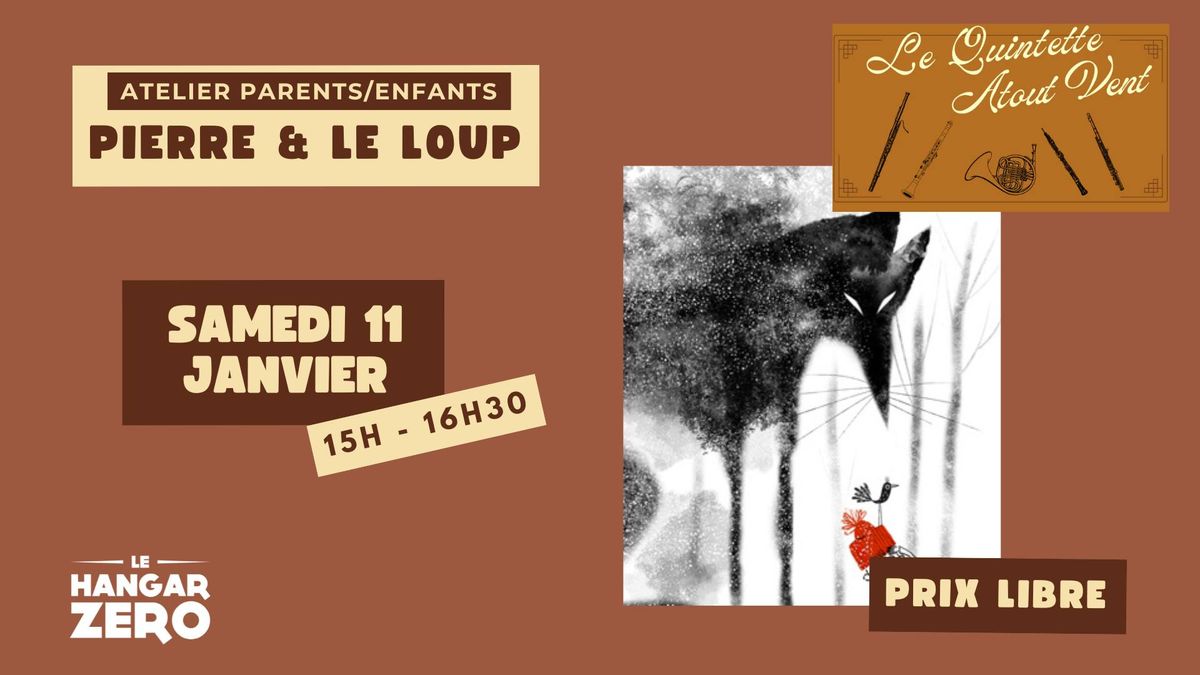 \ud83c\udfbc Pierre et le Loup : Un apr\u00e8s-midi musical et cr\u00e9atif pour les enfants \ud83c\udfa8