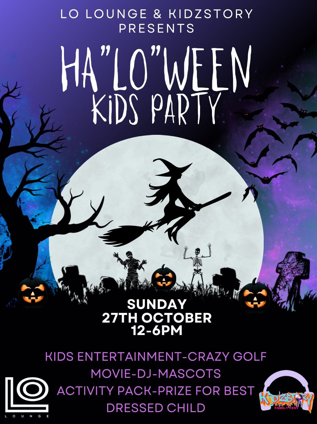 KIDZSTORY present HA"LO"WEEN KIDS PARTY