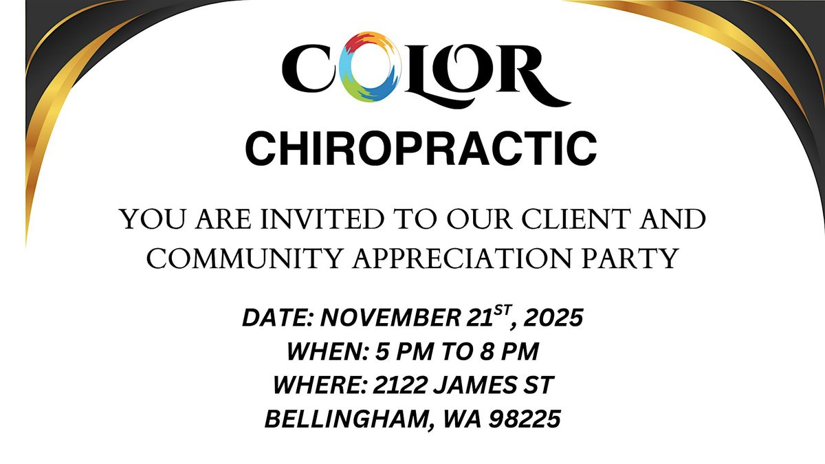 2025 Color Chiropractic Client and Community Appreciation Party