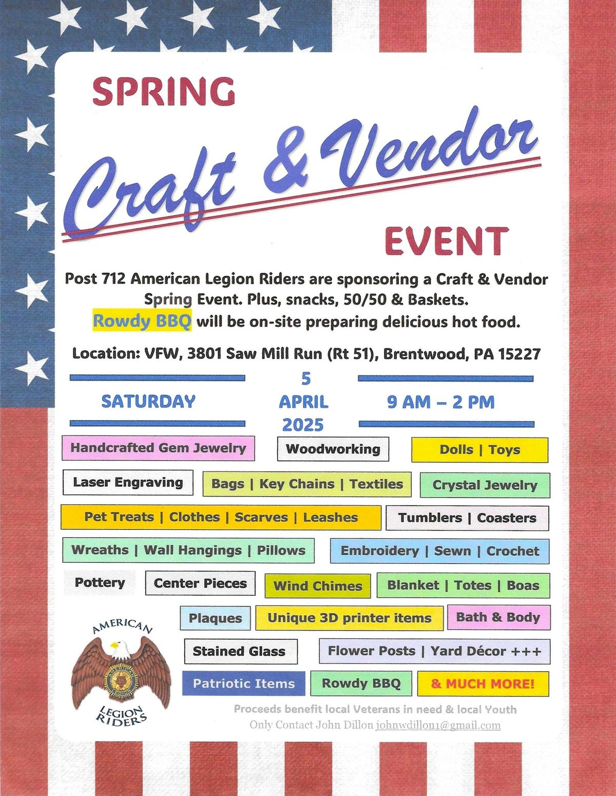 CRAFT & VENDOR SPRING EVENT