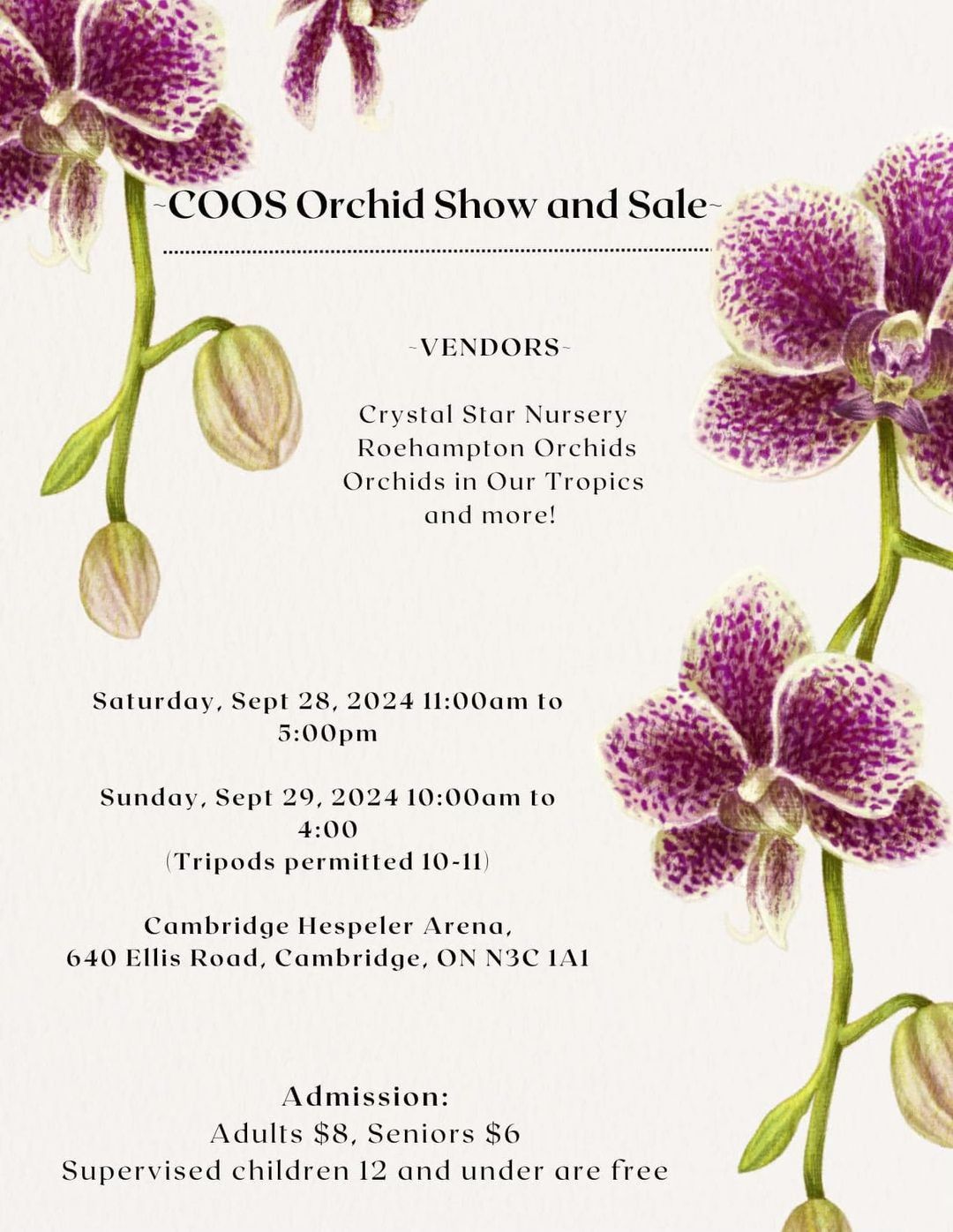 Central Ontario Orchid Society Show and Sale