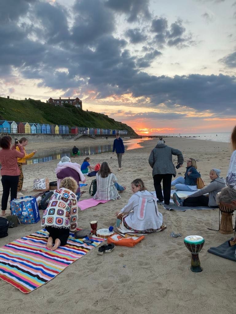 Drumming on the Beach - Autumn Equinox 