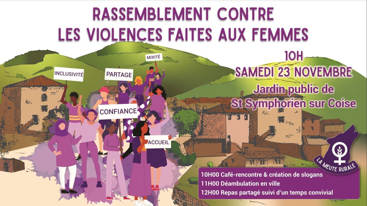 RASSEMBLEMENT CONTRE LES VIOLENCES FAITES AUX FEMMES