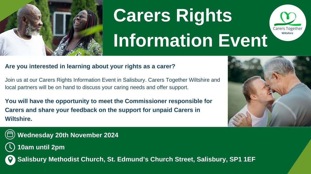 Carers Rights Information Event