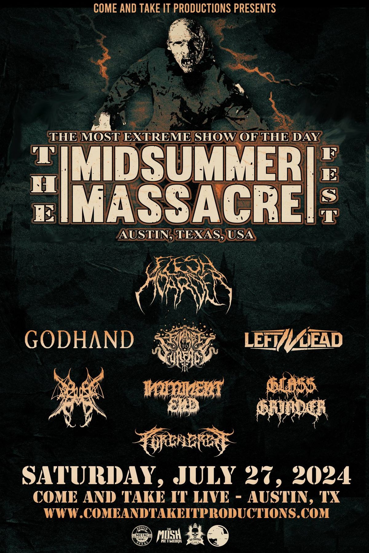 The Midsummer Massacre Fest with Flesh Hoarder, Godhand & More!