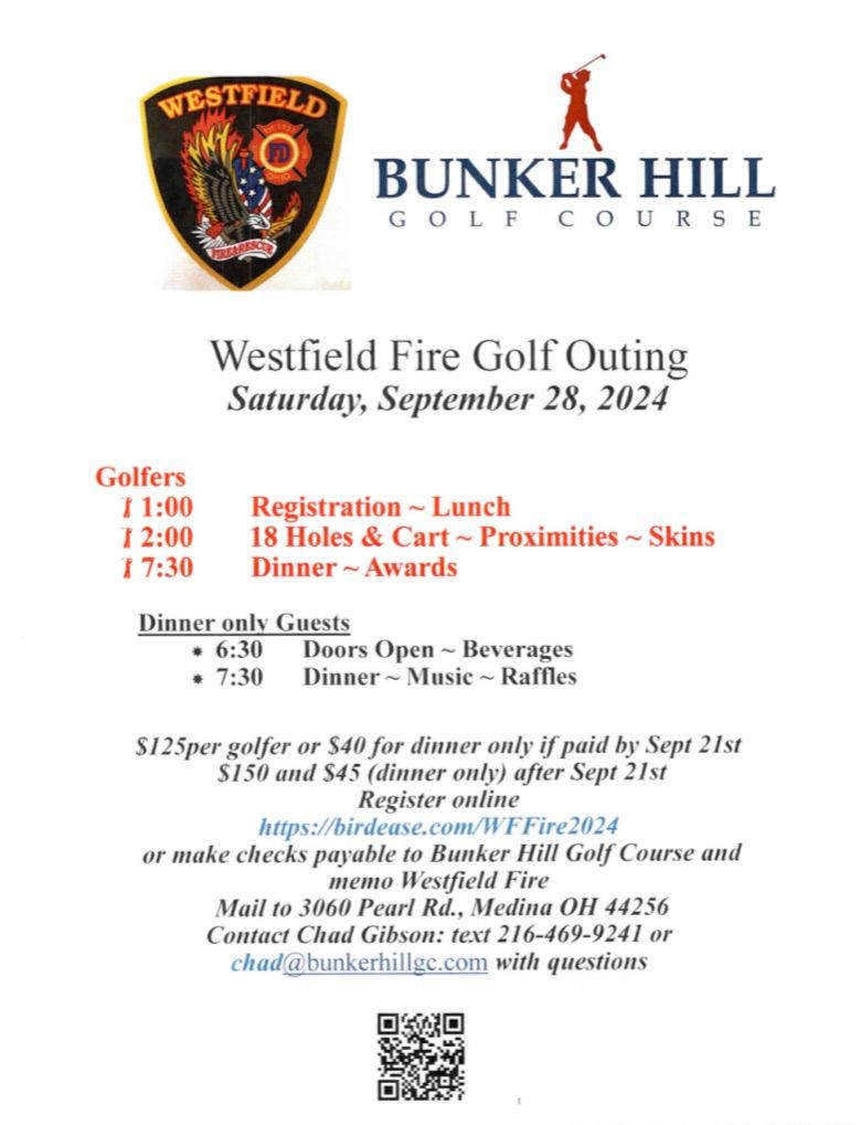 Westfield Fire Golf Outing 