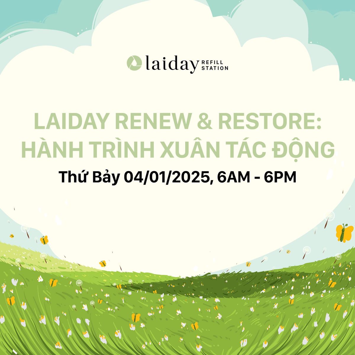 LAIDAY RENEW & RESTORE: H\u00c0NH TR\u00ccNH XU\u00c2N T\u00c1C \u0110\u1ed8NG 04\/01\/2025