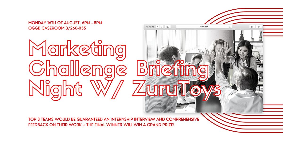 Marketing Challenge Briefing Night w\/ Zuru Toys
