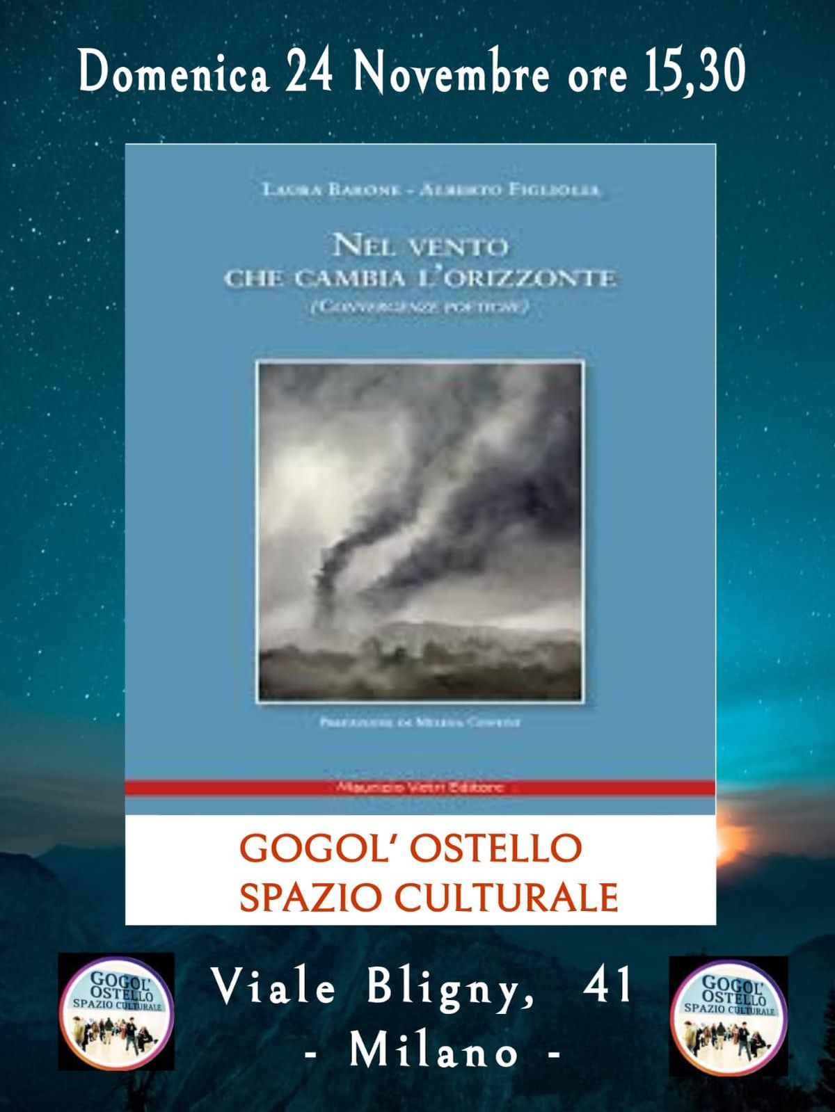 Presentazione del libro "Nel vento che cambia l'orizzonte" di Laura Barone e Alberto Figliolia