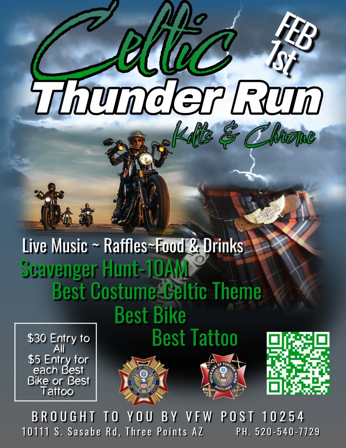 Celtic Thunder Run ~~Kilts and Crome