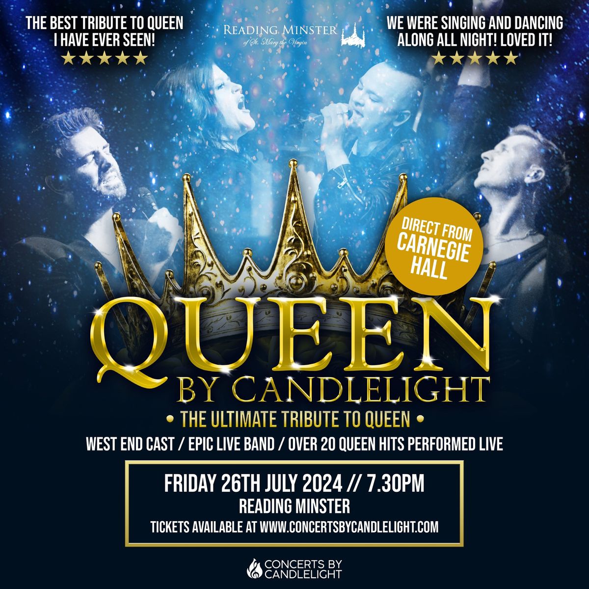 Queen By Candlelight At Reading Minster