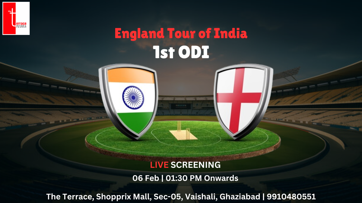 India vs England 1st ODI (Screening)