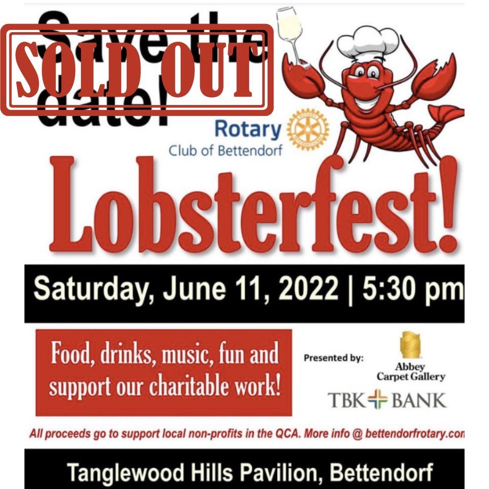 Bettendorf Rotary Lobster Fest!!, Tanglewood Hills Pavilion, Silvis, 11