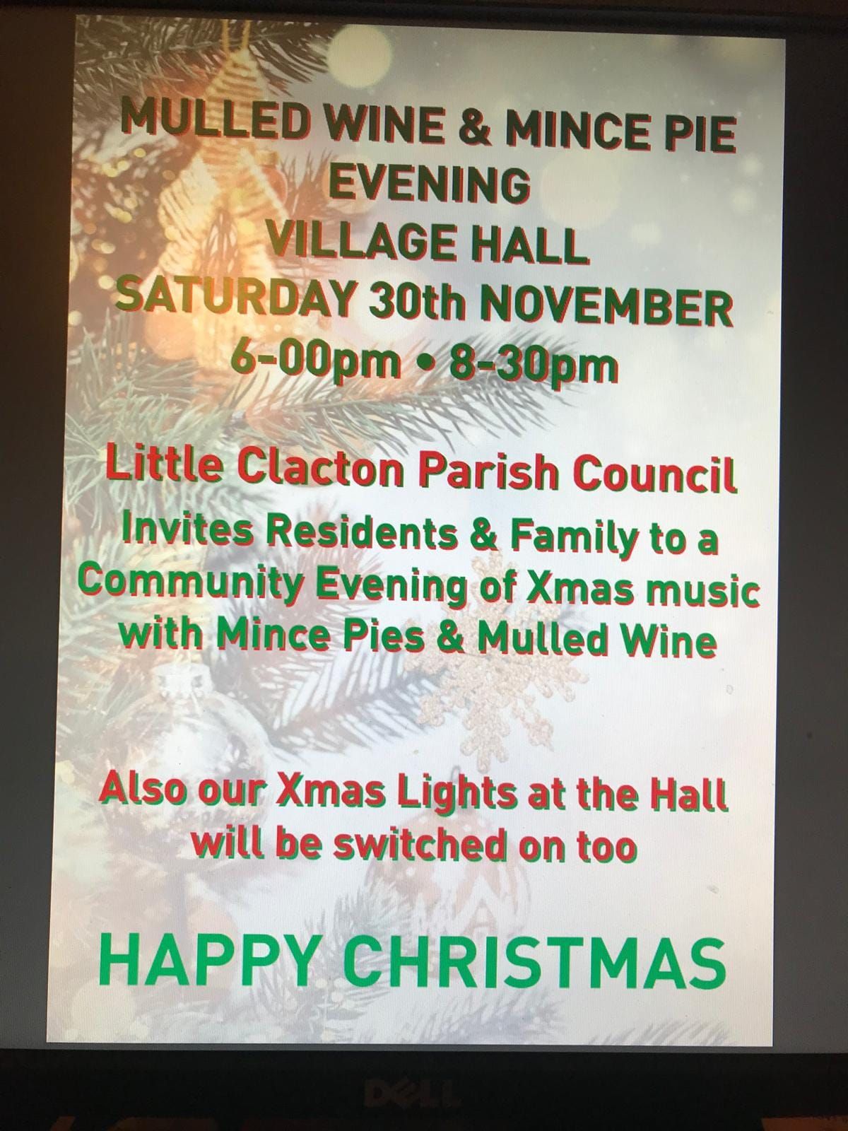 Christmas Lights Switch-On with Mulled Wine and Mince Pies