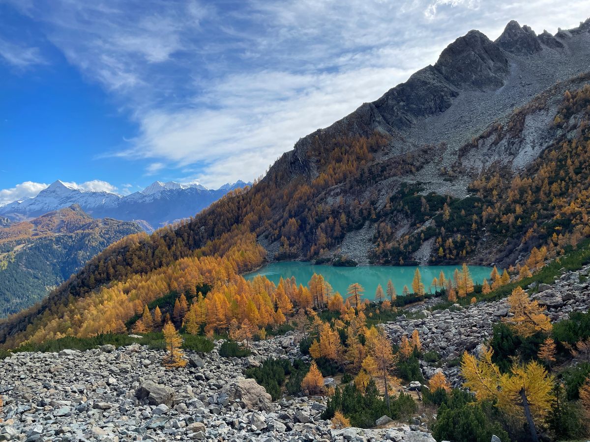 Il lago Lagazzuolo 