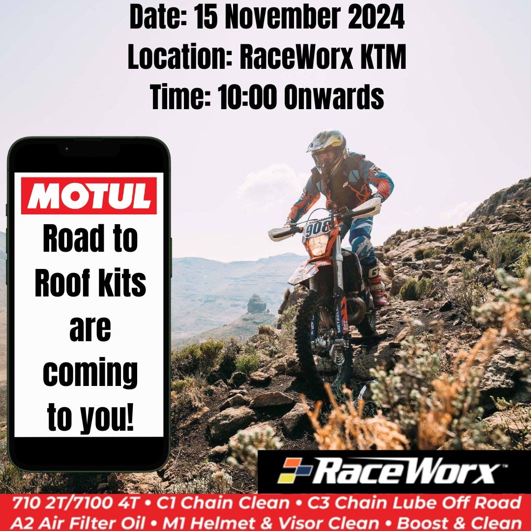 Motul Road to Roof Activation at Raceworx!