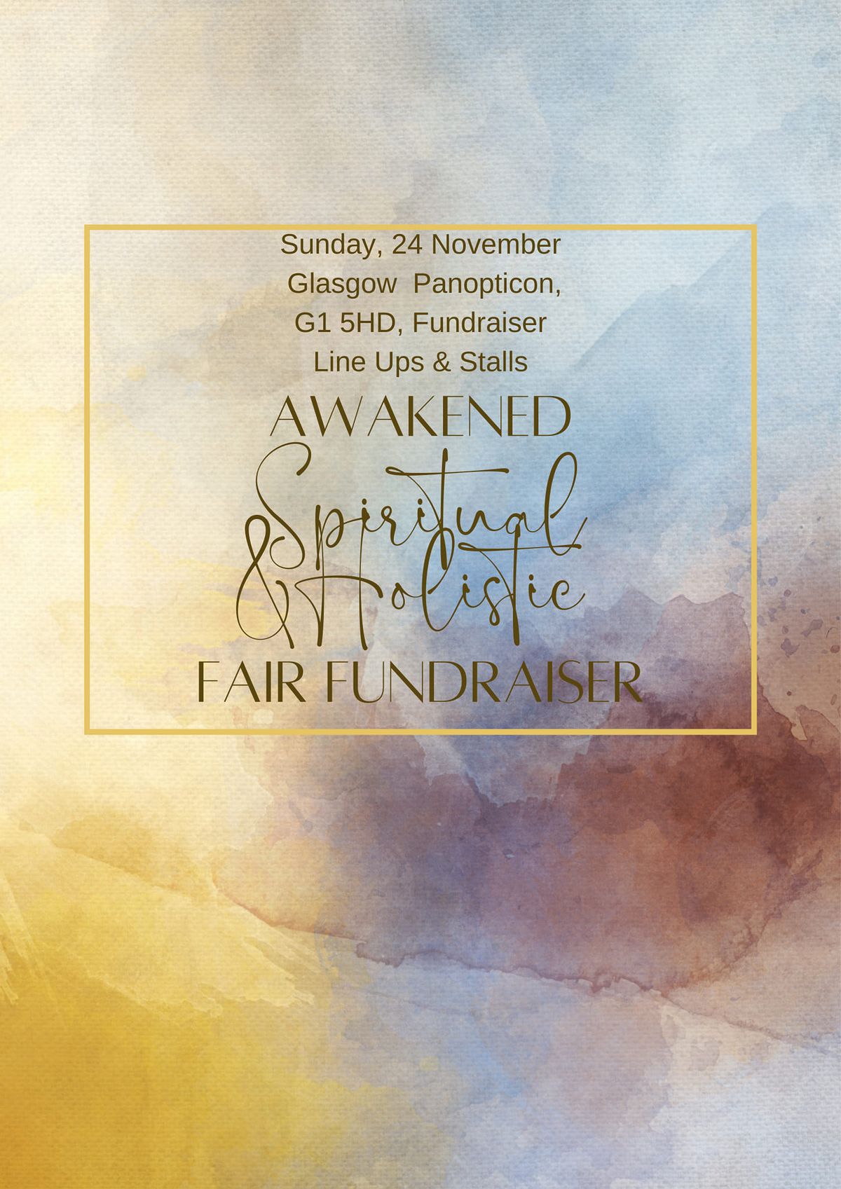 Awakened Spiritual & Holistic Fair Fundraiser for Glasgow's Panopticon 