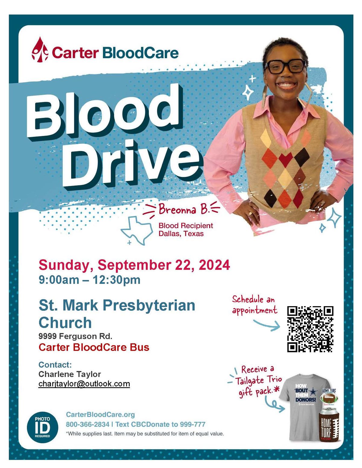 Carter BloodCare Blood Drive