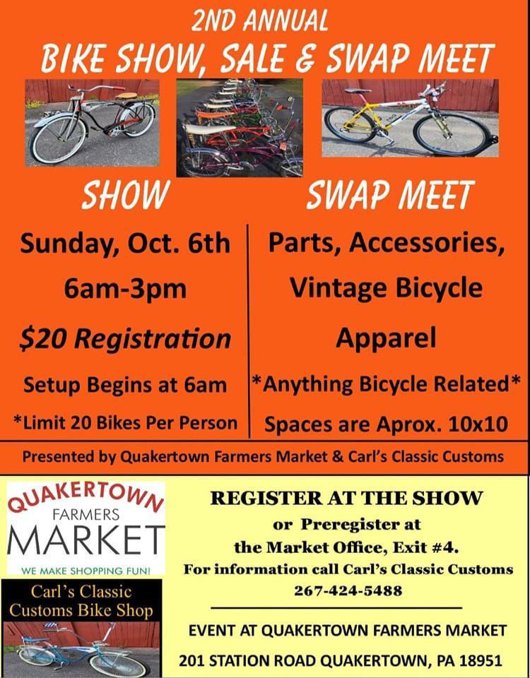 2ND ANNUAL BIKE SHOW, SALE & SWAP MEE SHOW