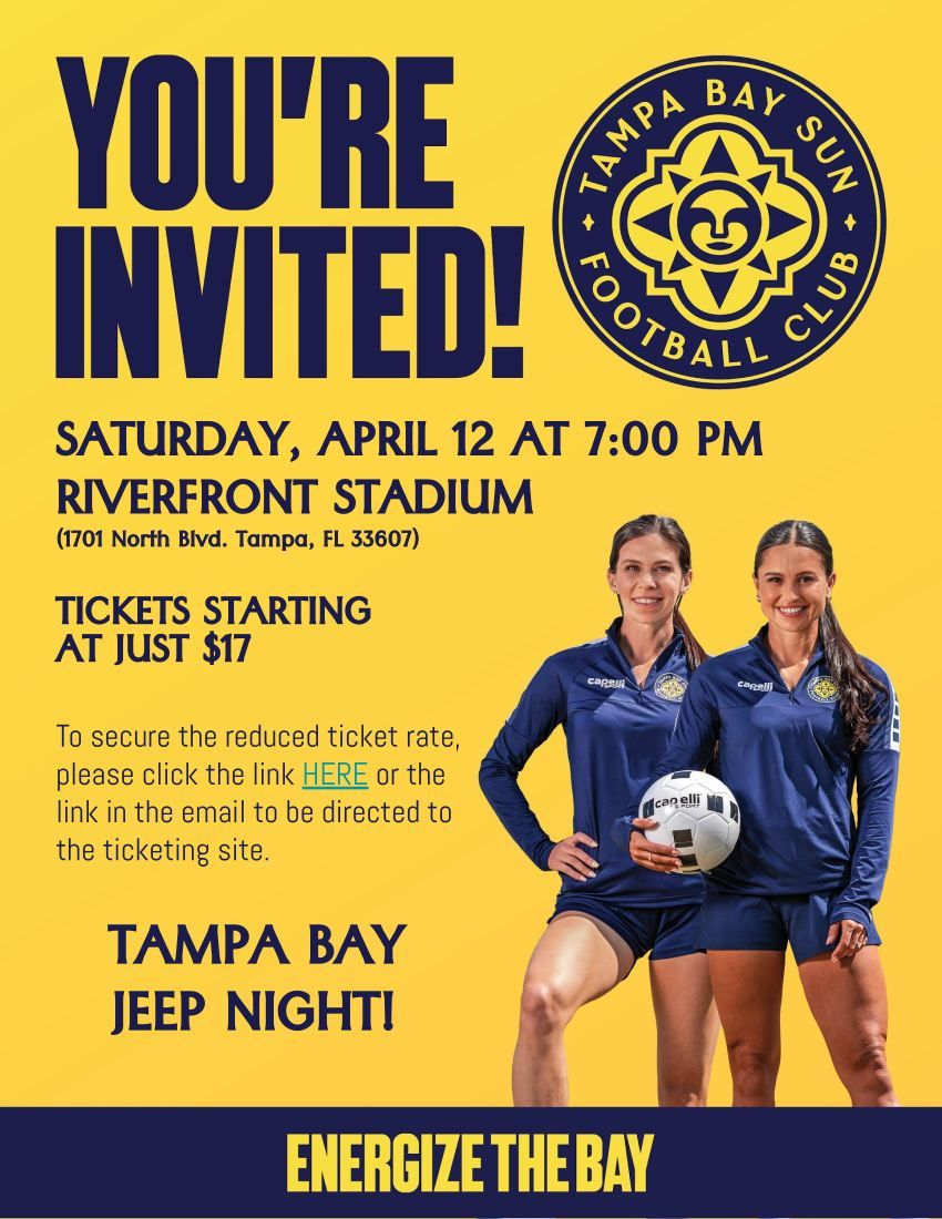 Tampa Bay Sun FC Jeep Night